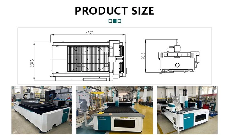 3015 Single Platform Fiber Laser Cutting Machine