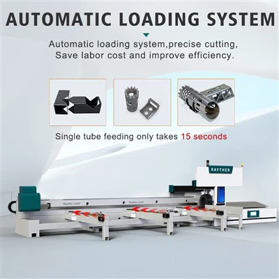 Rayther Automatic Loading Fiber Tube Laser Cutting Machine
